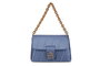 Lucky Bees Bolso de Hombro Azul en Piel de Polivinilo